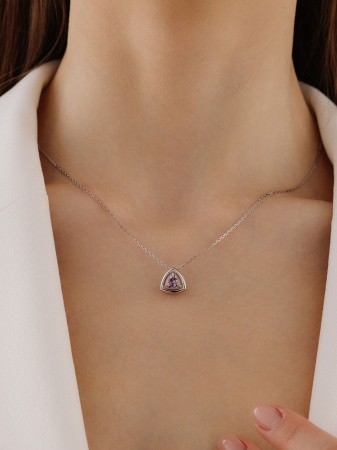 Купить оптом подвеска из серебра с аметистом 3340065541 от Krasnoe