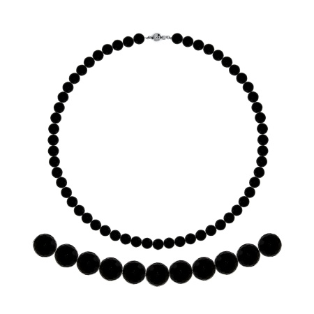 Купить оптом бусы из серебра с агатами 8340396088-45-20 от Krasnoe