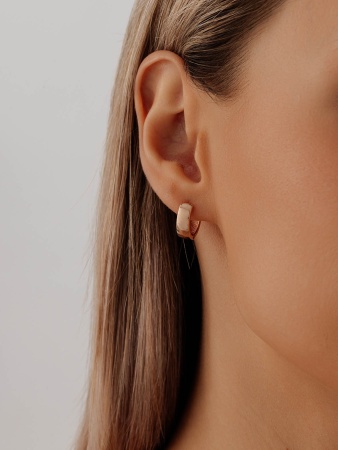 Купить оптом серьги из серебра без вставок 2320400328 от Krasnoe