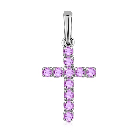 Купить оптом подвеска из серебра с аметистами 3340064679 от Krasnoe