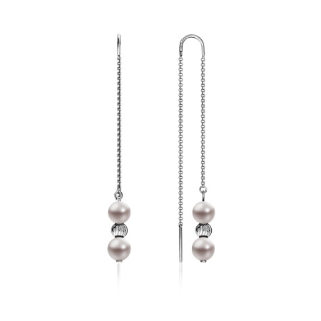Купить оптом серьги из серебра с жемчугами 2340240720-6-21 от Krasnoe