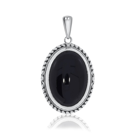Купить оптом подвеска из серебра с агатом 3310390969-20 от Krasnoe