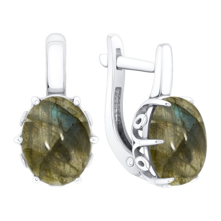 Оптом серьги из серебра с лабрадоритами 2340Л05771 цена от Krasnoe Купить оптом серьги из серебра с лабрадоритами 2340Л05771 от Krasnoe