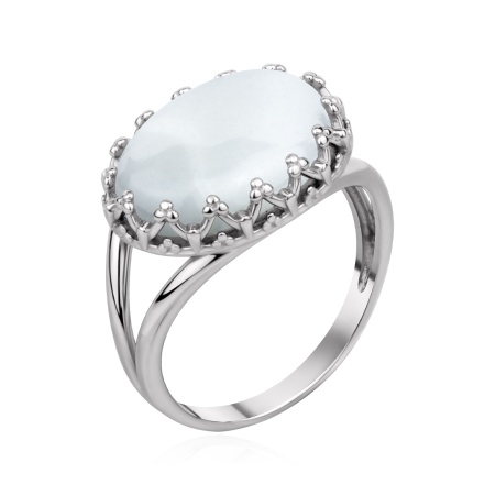 Купить оптом кольцо из серебра с перламутром 1340496602 от Krasnoe