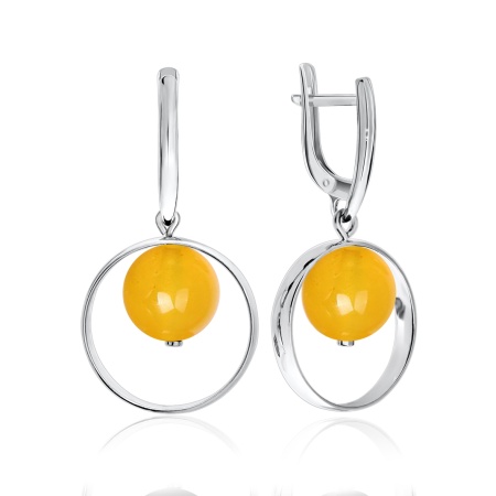 Купить оптом серьги из серебра с агатами 2340391026-1-50 от Krasnoe