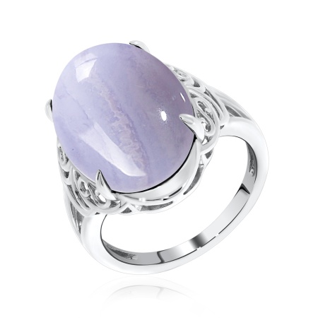 Купить оптом кольцо из серебра с агатом 1340390968-84 от Krasnoe