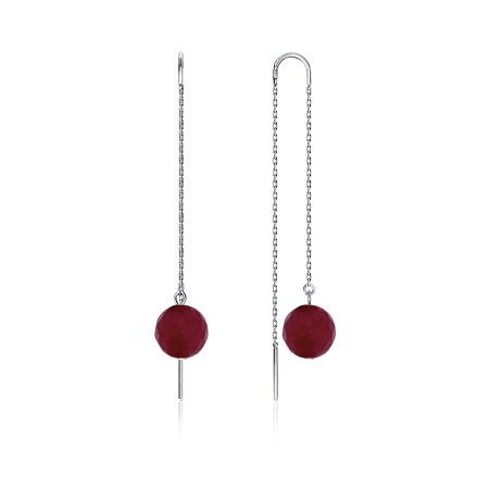 Купить оптом серьги из серебра с агатами 2340390710-9-37 от Krasnoe