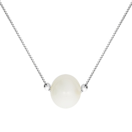 Купить оптом колье из серебра с жемчугом 8340053060-1-45 от Krasnoe