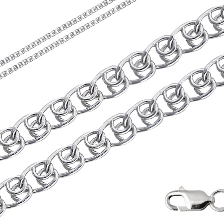 Купить оптом цепь из серебра без вставок 365904549045 от Krasnoe