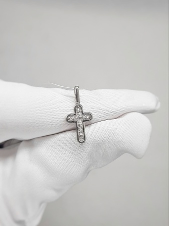 Купить оптом подвеска из серебра с фианитами 3340204685л от Krasnoe