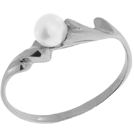 Купить оптом кольцо из серебра с жемчугом 1340051001 от Krasnoe