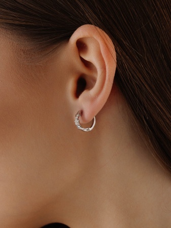 Купить оптом серьги из серебра с фианитами 2340205827л от Krasnoe