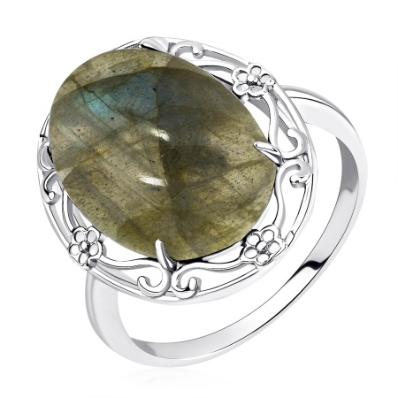 Купить оптом кольцо из серебра с лабрадоритом 1340Л05064 от Krasnoe