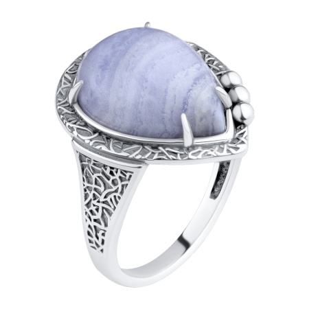 Купить оптом кольцо из серебра с агатом 1310395788-84 от Krasnoe