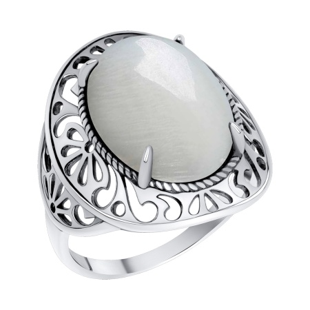 Купить оптом кольцо из серебра с перламутром 1310495787 от Krasnoe