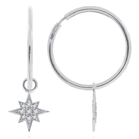 Купить оптом серьги из серебра с фианитами 2340202821л от Krasnoe