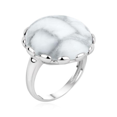 Купить оптом кольцо из серебра с кахолонгом 1340К06633 от Krasnoe