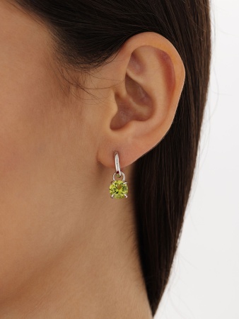 Купить оптом серьги из серебра с ситаллами 2340881799-65 от Krasnoe