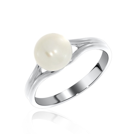 Купить оптом кольцо из серебра с жемчугом 1340051391 от Krasnoe