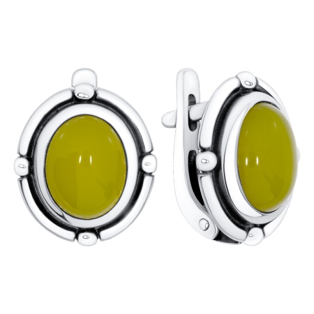 Купить оптом серьги из серебра с агатами 2310395768-50 от Krasnoe