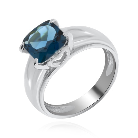 Купить оптом кольцо из серебра с топазом 1340071529-76 от Krasnoe