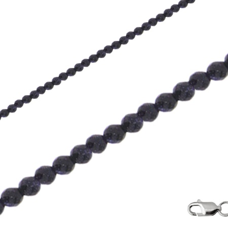 Купить оптом браслет из серебра с синтетическими авантюринами 4340366040-18 от Krasnoe