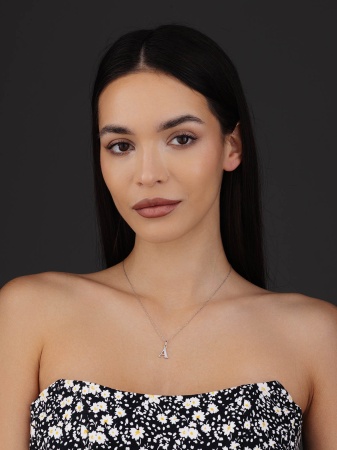 Купить оптом подвеска из серебра с фианитами 3340205856л от Krasnoe