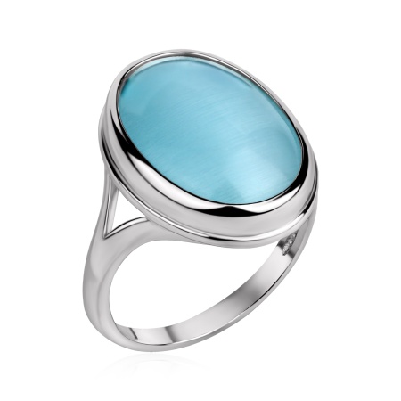 Купить оптом кольцо из серебра с кошачий глазом 1340266378-70 от Krasnoe