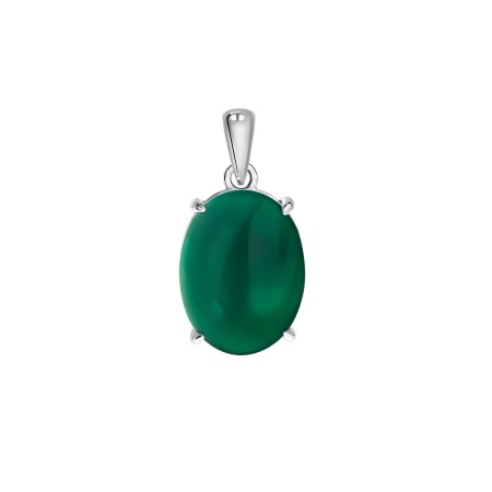 Купить оптом подвеска из серебра с агатом 3340390510-60 от Krasnoe