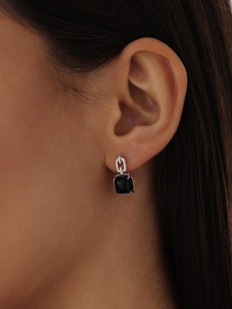 Купить оптом серьги из серебра с агатами 2340395738-20 от Krasnoe