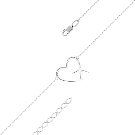 Оптом браслет из серебра без вставок 4340405656-9-17 цена от Krasnoe Купить оптом браслет из серебра без вставок 4340405656-9-17 от Krasnoe