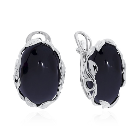 Купить оптом серьги из серебра с агатами 2340391929-20 от Krasnoe