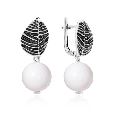 Купить оптом серьги из серебра с агатами 2310391355-10 от Krasnoe