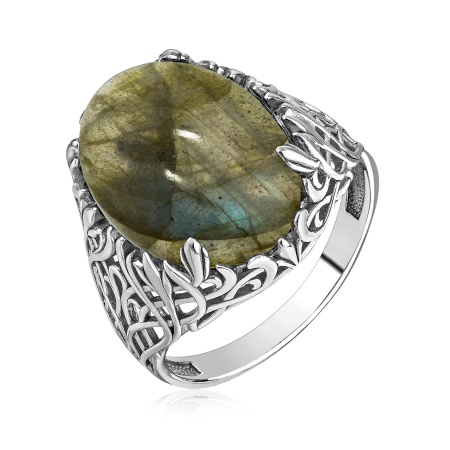 Купить оптом кольцо из серебра с лабрадоритом 1340Л01858 от Krasnoe