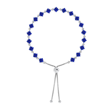 Купить оптом браслет из серебра с ситаллами 4340882541-18-82 от Krasnoe