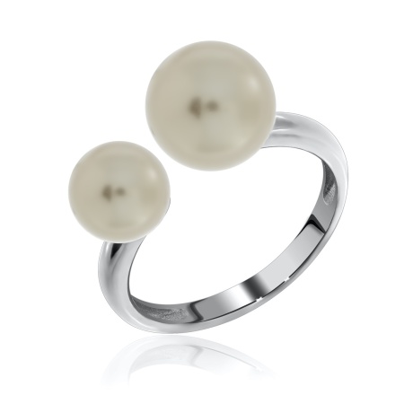 Купить оптом кольцо из серебра с жемчугами 1340244318-21 от Krasnoe