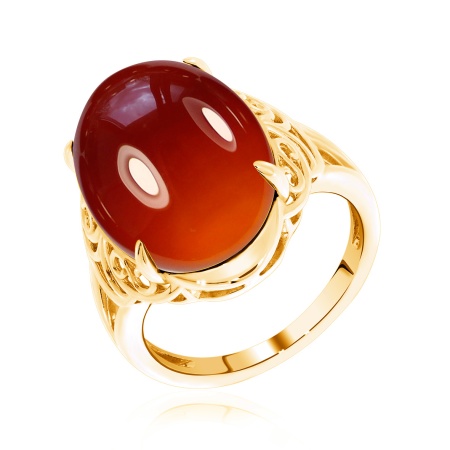 Купить оптом кольцо из серебра с агатом 1320390968-40 от Krasnoe