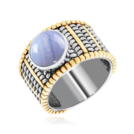 Купить оптом кольцо из серебра с агатом 1317391755-84 от Krasnoe