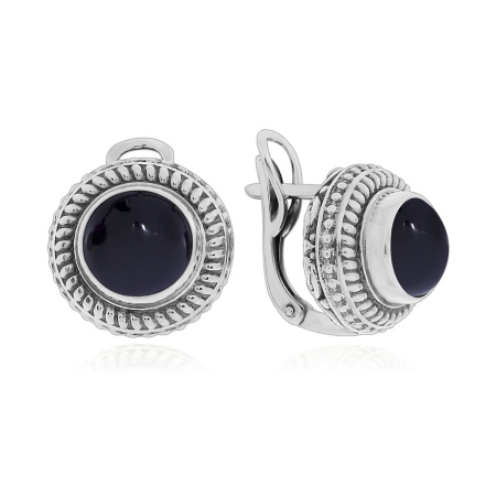 Купить оптом серьги из серебра с агатами 2310391526-20 от Krasnoe