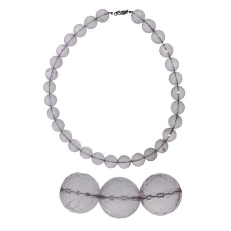 Купить оптом бусы из серебра с кварцем 3080031708-50 от Krasnoe