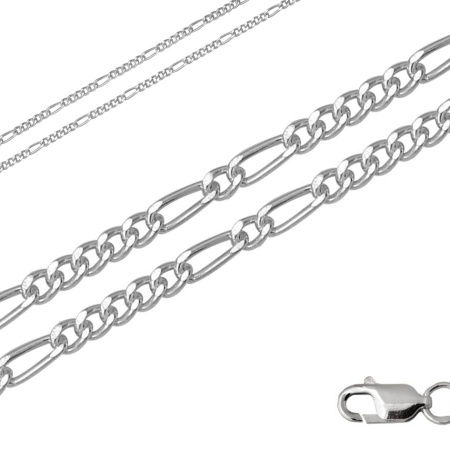 Купить оптом цепь из серебра без вставок 365707040055 от Krasnoe