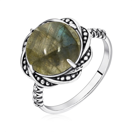 Купить оптом кольцо из серебра с лабрадоритом 1310Л01998 от Krasnoe