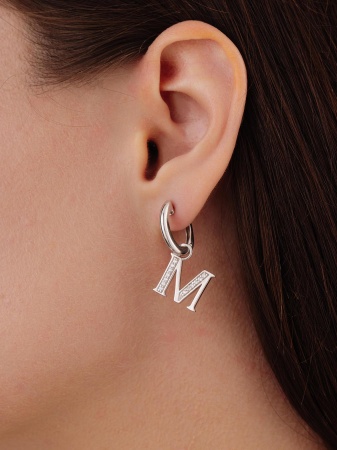 Купить оптом серьги из серебра с фианитами 2340205866л от Krasnoe