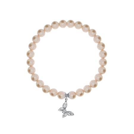 Купить оптом браслет из серебра с жемчугами 4340246423-46 от Krasnoe