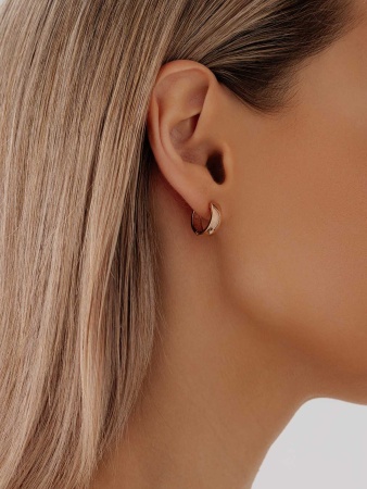 Купить оптом серьги из серебра без вставок 2320400328 от Krasnoe