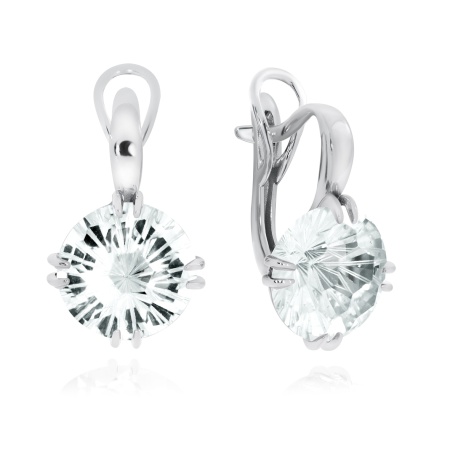 Купить оптом серьги из серебра с фианитами 2340201496 от Krasnoe