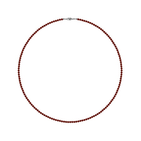 Купить оптом бусы из серебра с гранатами 8340156051-1-45 от Krasnoe