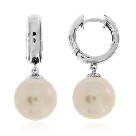 Купить оптом серьги из серебра с жемчугами 2340241415-46 от Krasnoe