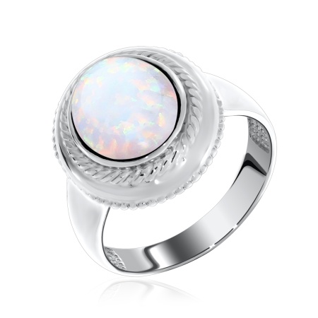 Купить оптом кольцо из серебра с опалом 1340250933-10 от Krasnoe