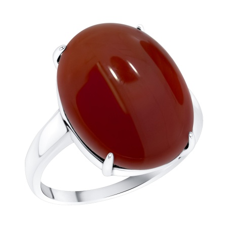 Купить оптом кольцо из серебра с агатом 1340395722-31 от Krasnoe
